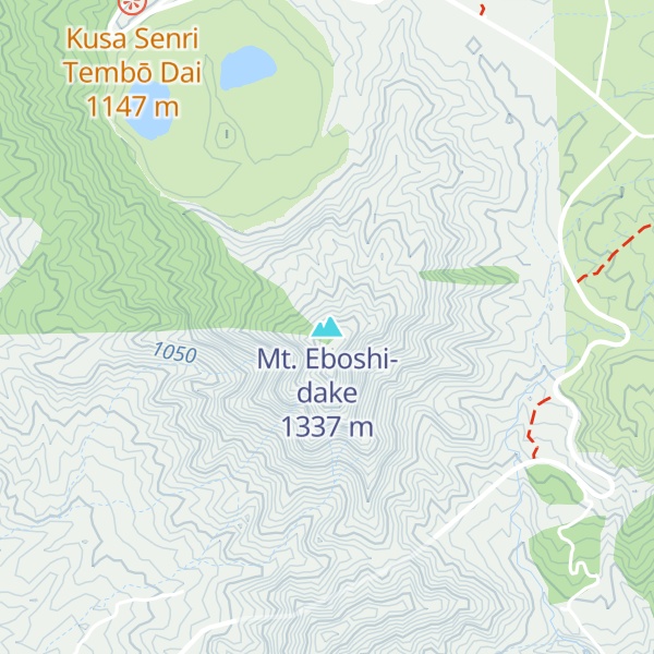Map of Mt. Eboshi-dake