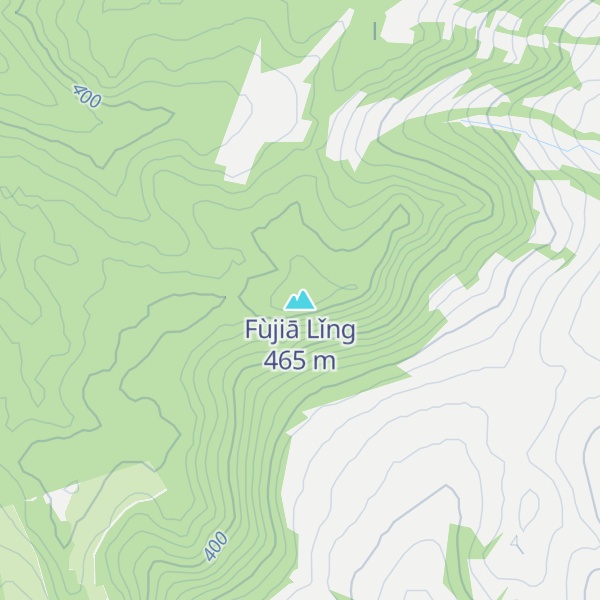 Map of Fùjiā Lǐng