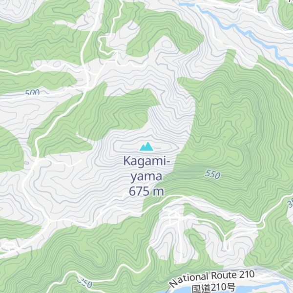 Map of Kagami-yama
