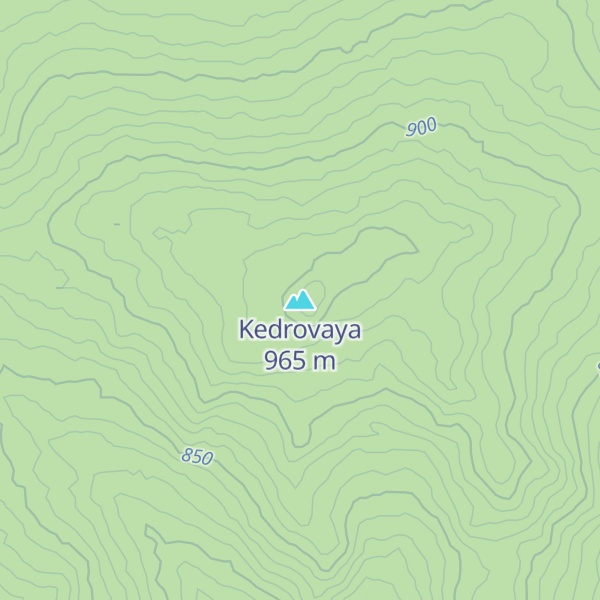 Map of Kedrovaya