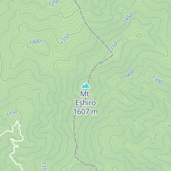 Map of Mt. Eshiro