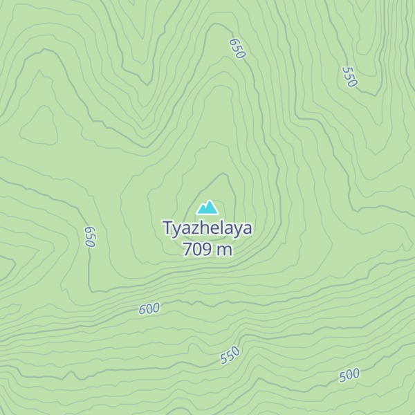 Map of Tyazhelaya