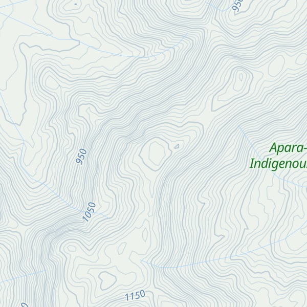 Map of Mount Woodward