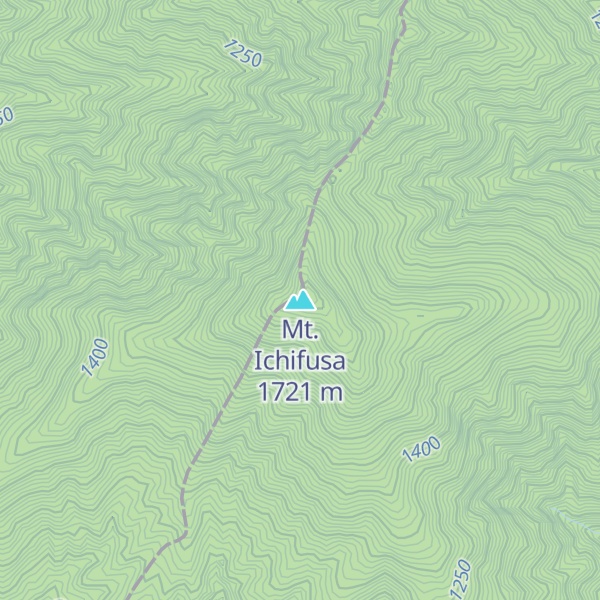 Map of Mt. Ichifusa