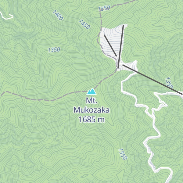 Map of Mt. Mukozaka