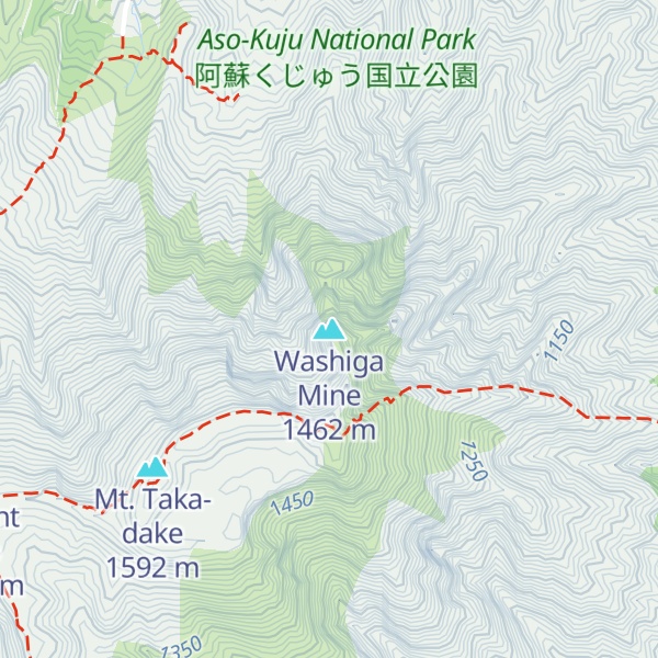 Map of Washiga Mine