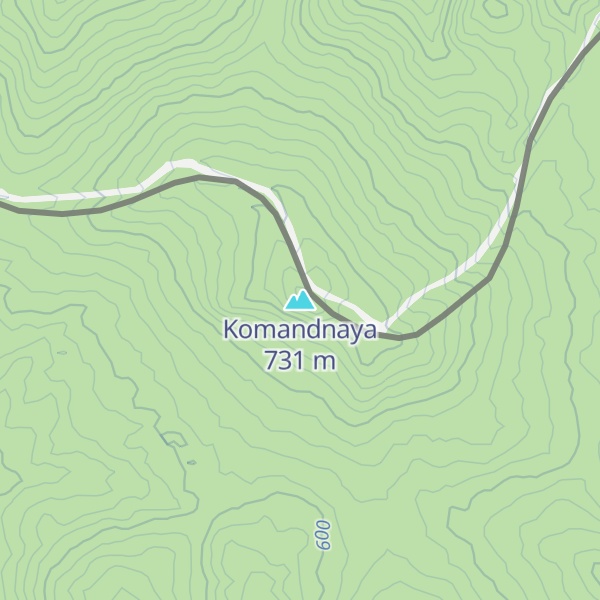 Map of Komandnaya