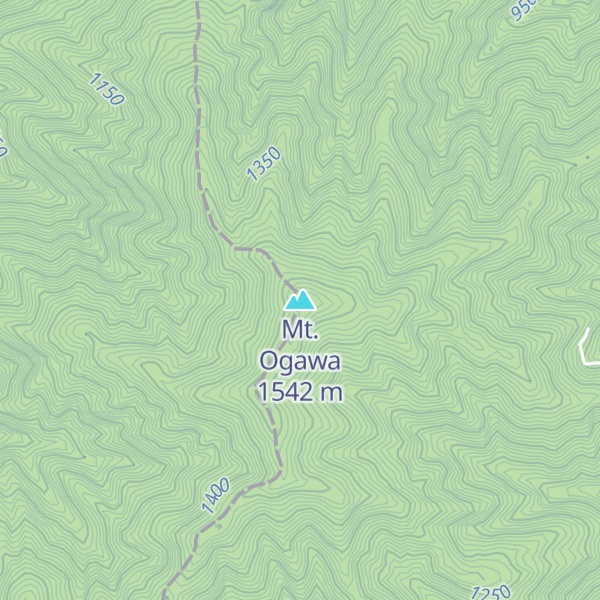 Map of Mt. Ogawa
