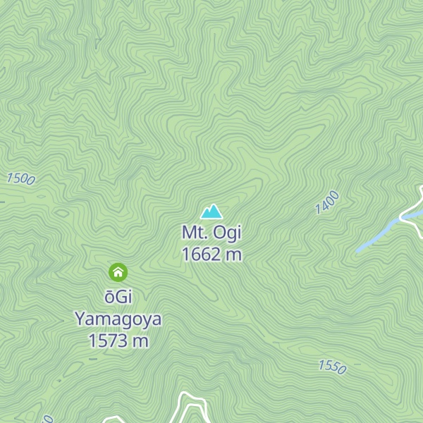 Map of Mt. Ogi