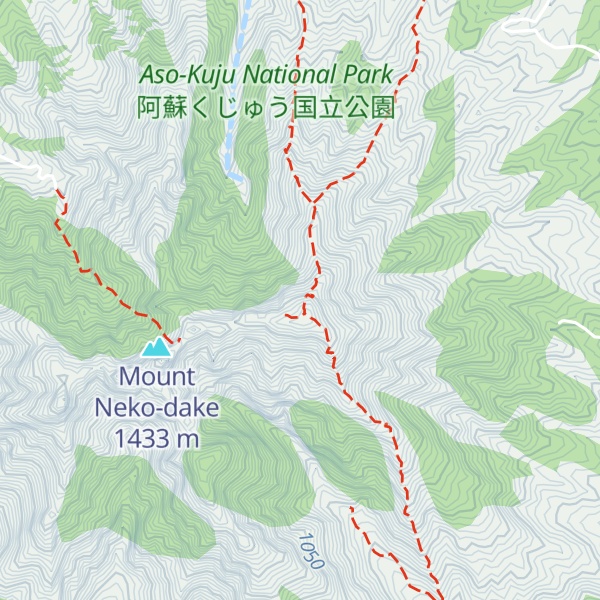 Map of Neko Dake