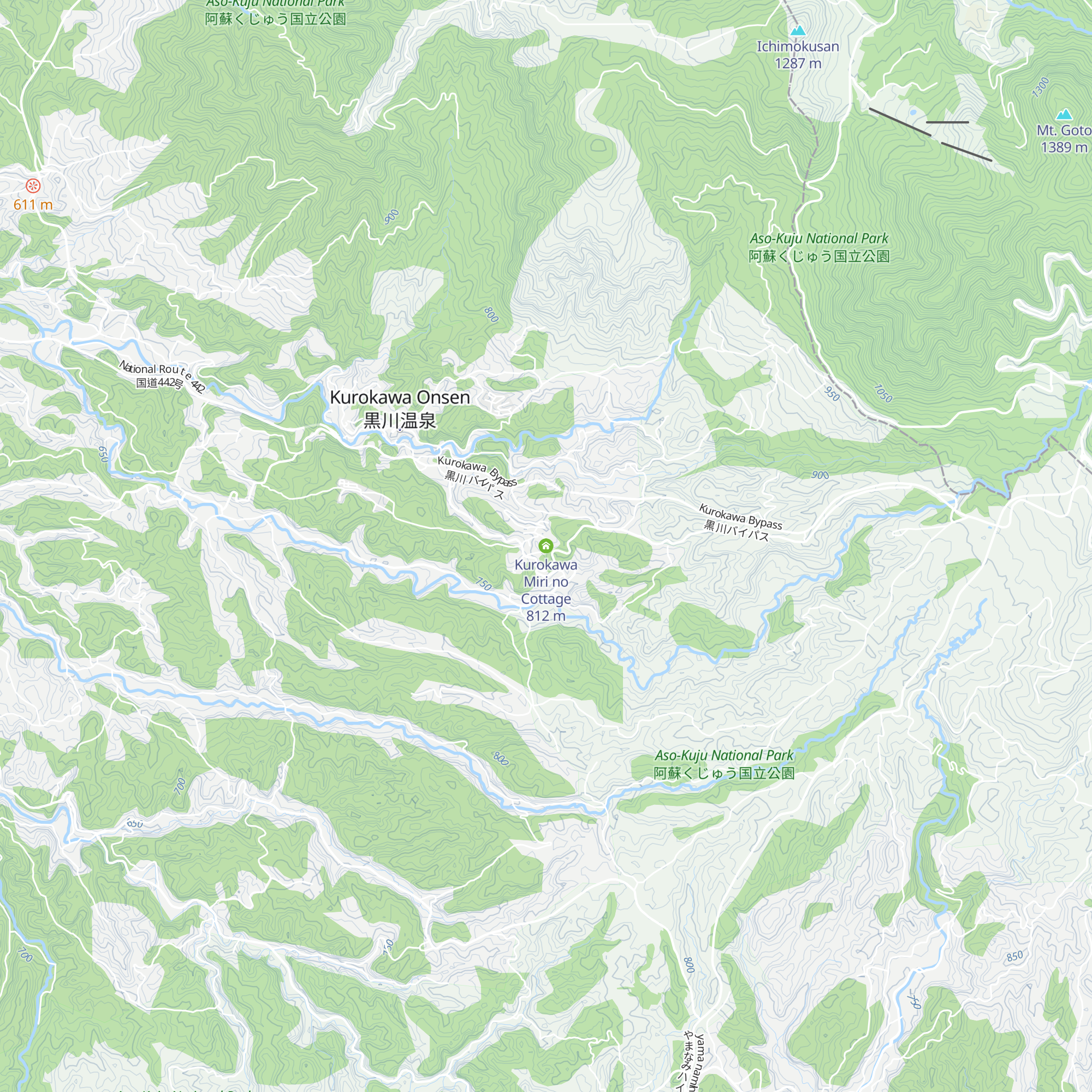 Kurokawa Miri no Cottage map