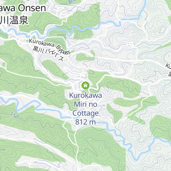 Map of Kurokawa Miri no Cottage