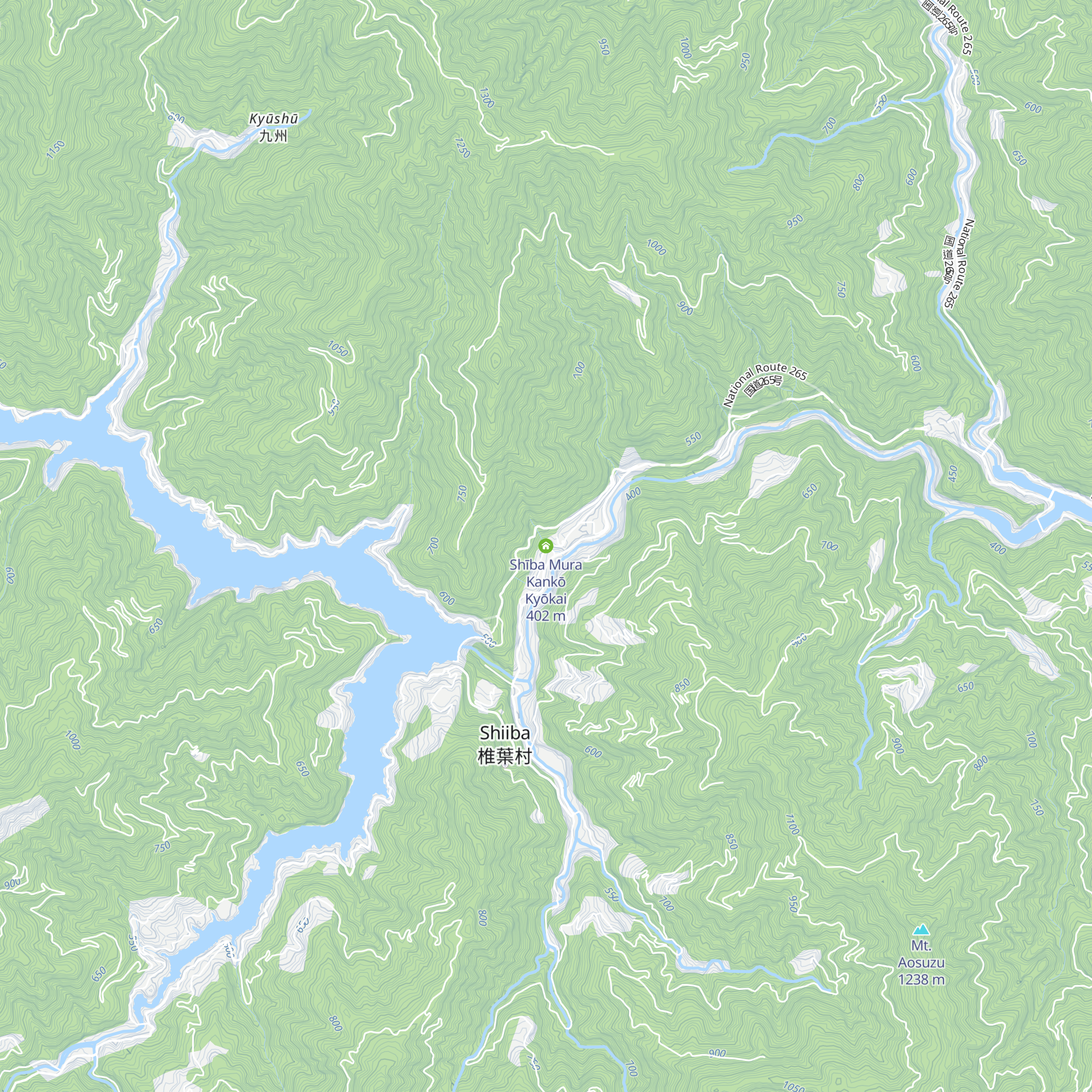 Shība Mura Kankō Kyōkai map