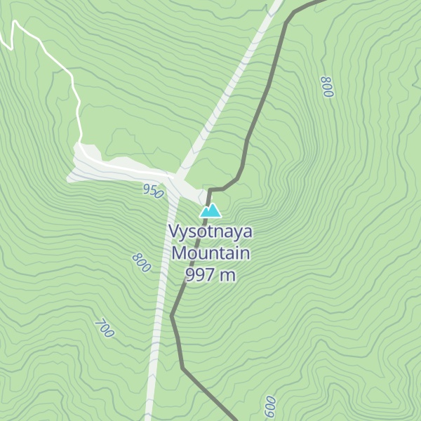 Map of Vysotnaya Mountain
