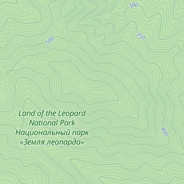 Map of G. Zheltaya Vershina