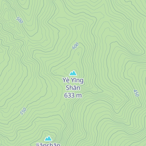 Map of Yè Yīng Shān