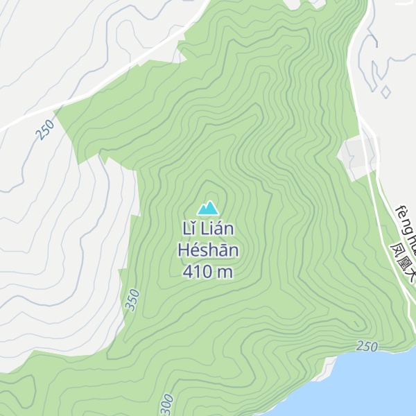 Map of Lǐ Lián Héshān