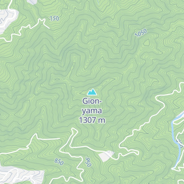 Map of Gion-yama