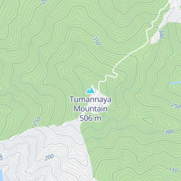 Map of Tumannaya Mountain
