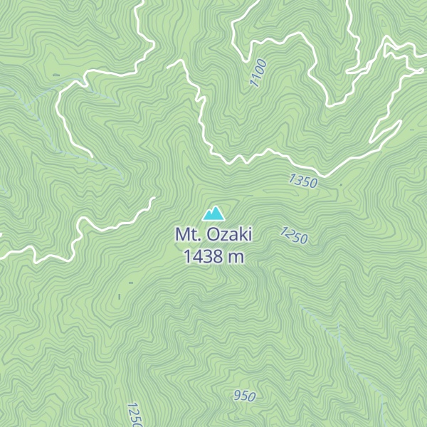 Map of Mt. Ozaki