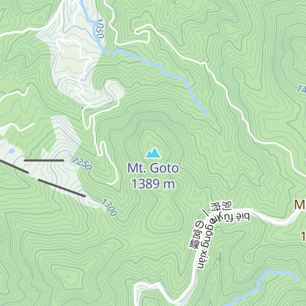 Map of Mt. Goto