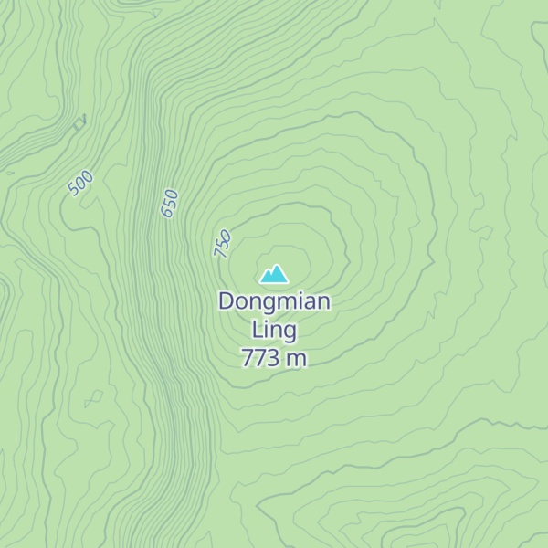 Map of Dongmian Ling