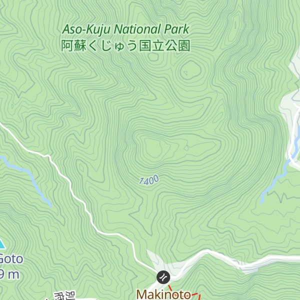 Map of Mt. Kuroiwa
