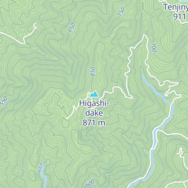 Map of Higashi-dake