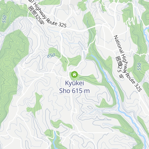 Map of Kyūkei Sho