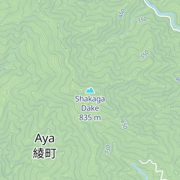 Map of Shakaga Dake
