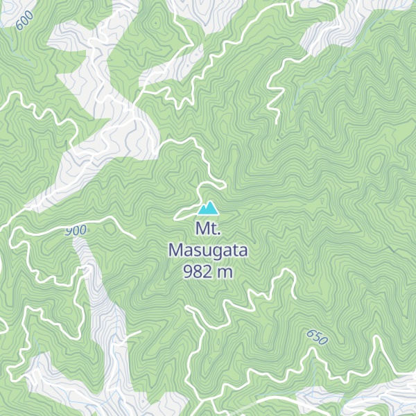 Map of Mt. Masugata