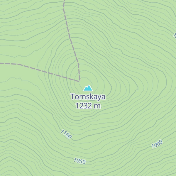 Map of Tomskaya
