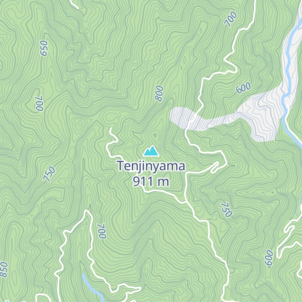 Map of Tenjinyama
