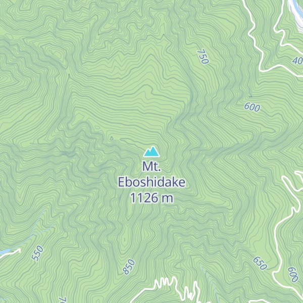 Map of Mt. Eboshidake