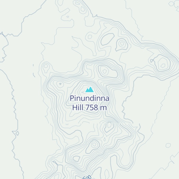 Map of Pinundinna Hill