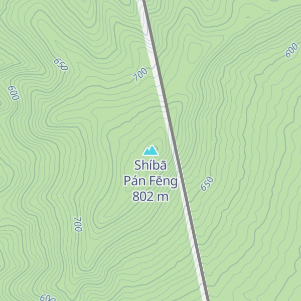Map of Shíbā Pán Fēng