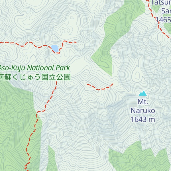 Map of Mt. Inaboshi