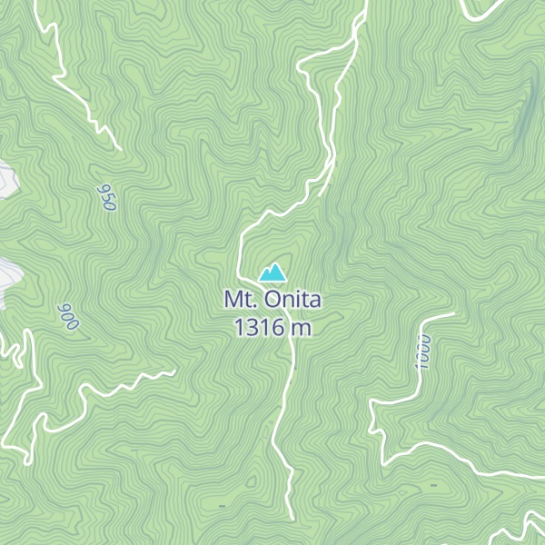 Map of Mt. Onita