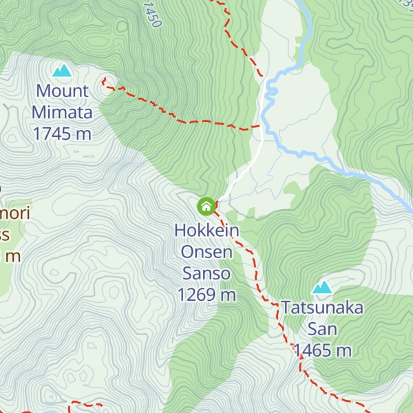 Map of Hokkein Onsen Sanso
