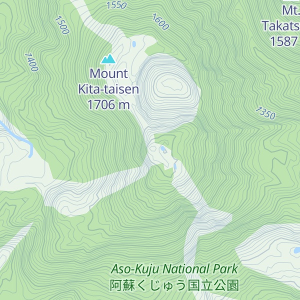 Map of Mt. Taisen