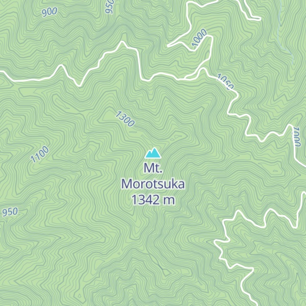 Map of Mt. Morotsuka