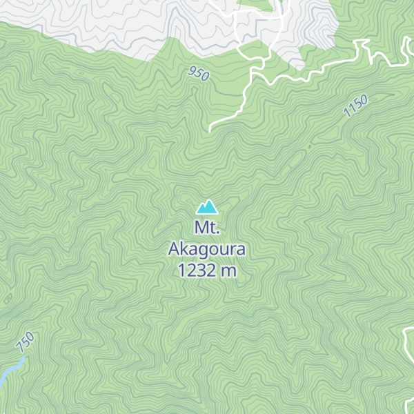 Map of Mt. Akagoura