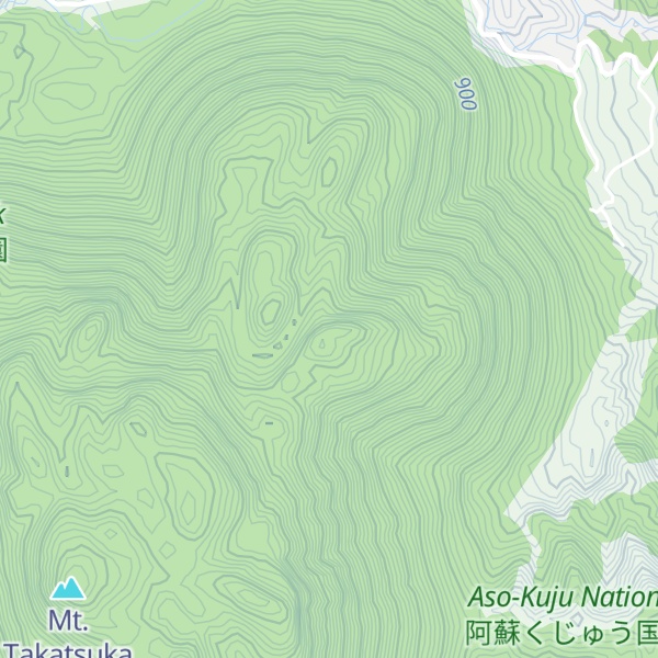Map of Mt. Maedake