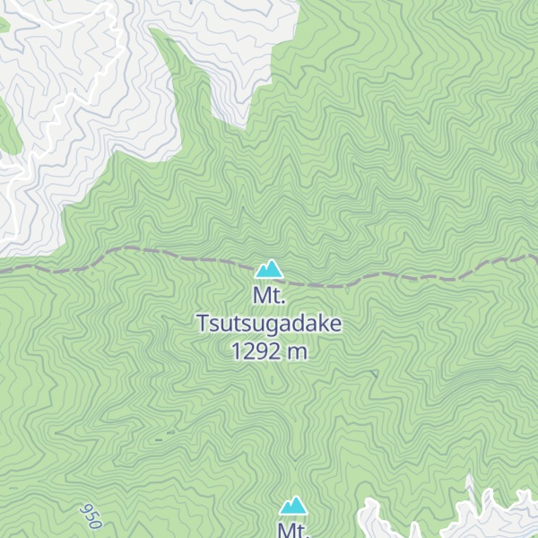 Map of Mt. Tsutsugadake