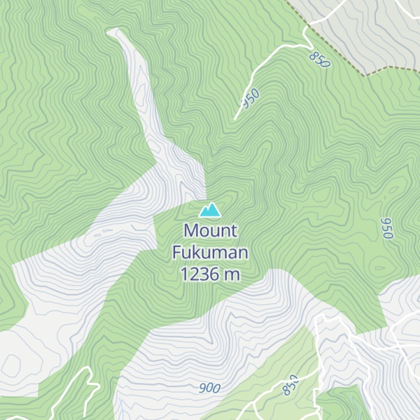 Map of Mount Fukuman