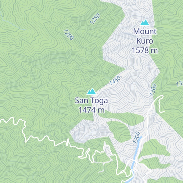Map of San Toga