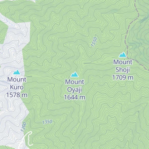 Map of Mount Oyaji