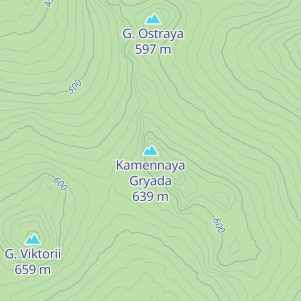Map of Kamennaya Gryada