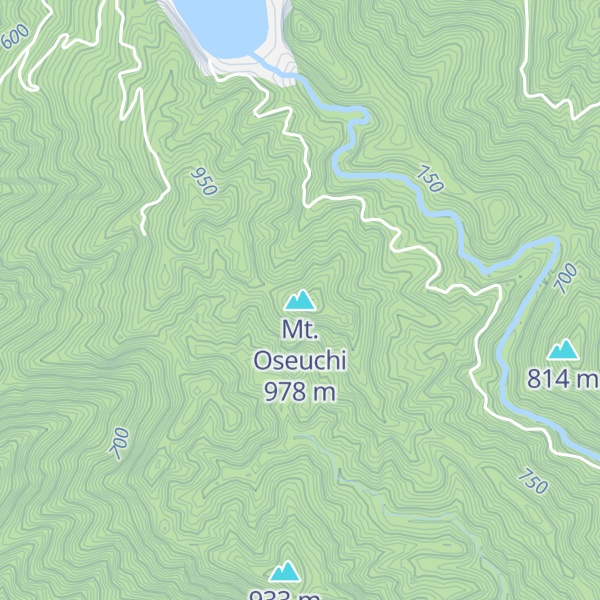 Map of Mt. Oseuchi