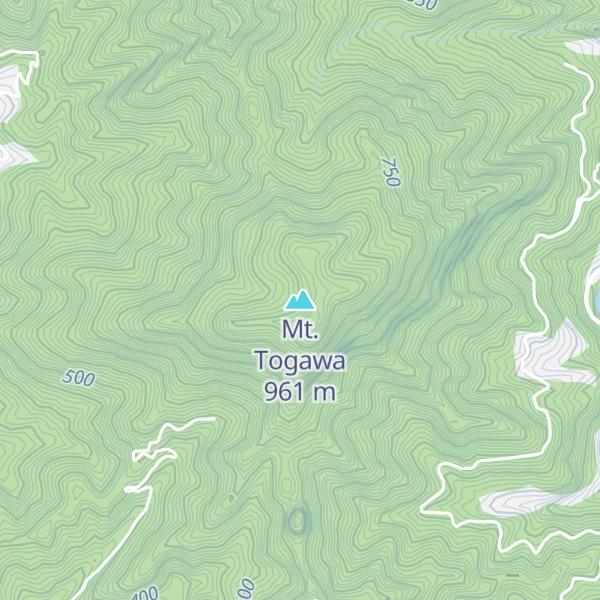 Map of Mt. Togawa